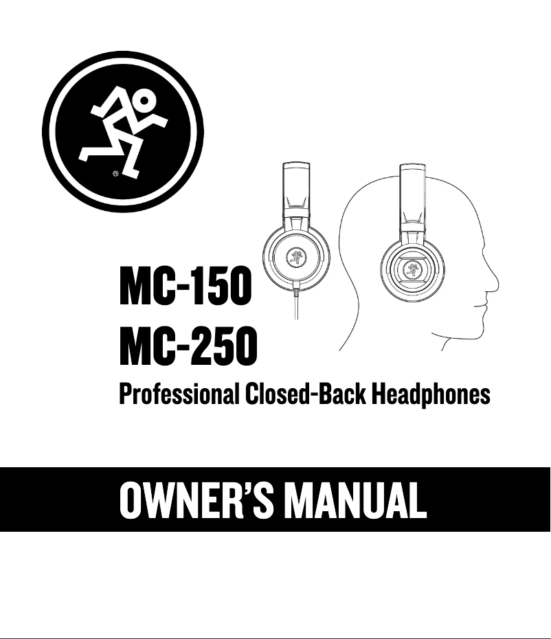 Page n°1 - Manuel utilisateur Mackie MC-150