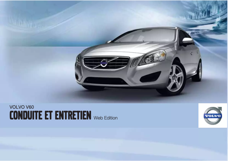 Page 1 de la notice Manuel utilisateur Volvo V60 (2011)