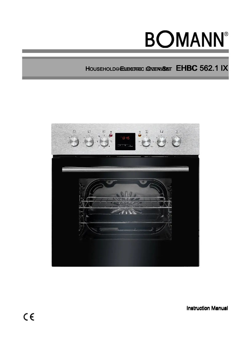 Page 1 de la notice Manuel utilisateur Bomann EHBC 562.1