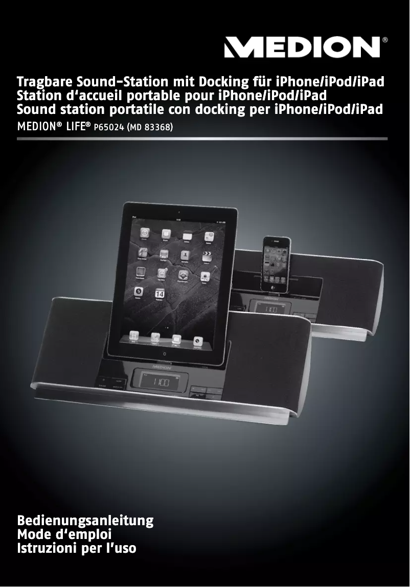 Imagen de la primera página del manual del dispositivo LIFE P65024 (MD 83368)