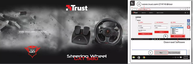 Image de la première page du manuel de l'appareil Sano GXT 580