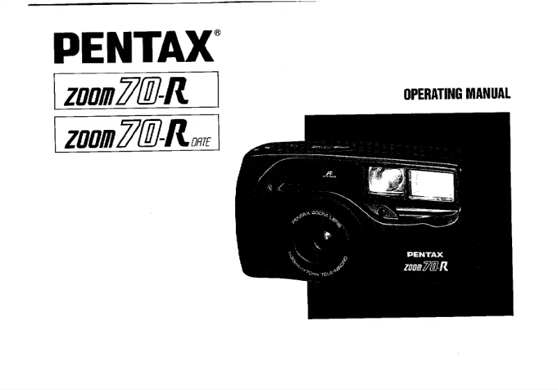 Image de la première page du manuel de l'appareil Zoom 70-R