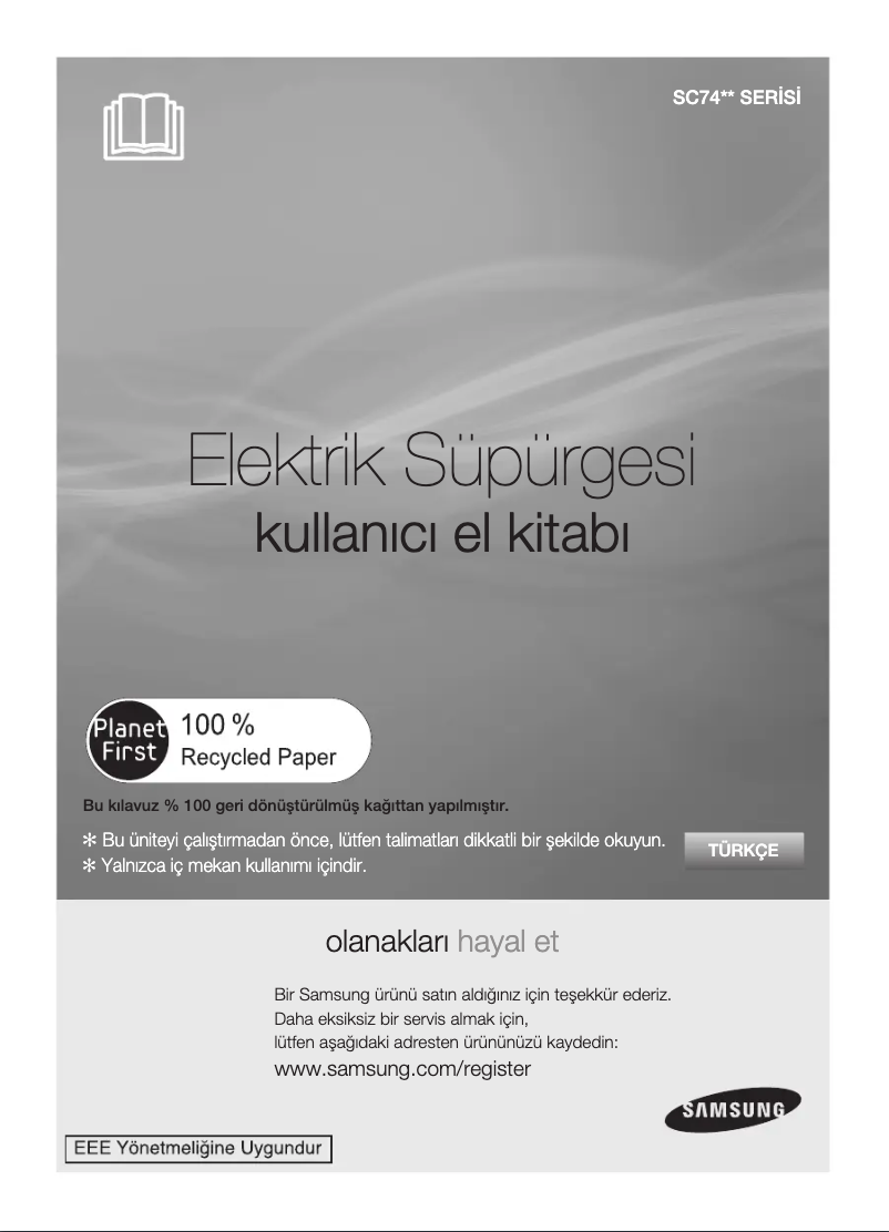 Página 1 del manual Manual de usuario Samsung SC7495