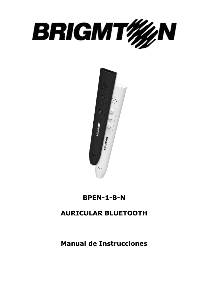 Image de la première page du manuel de l'appareil BPEN-1-B-N