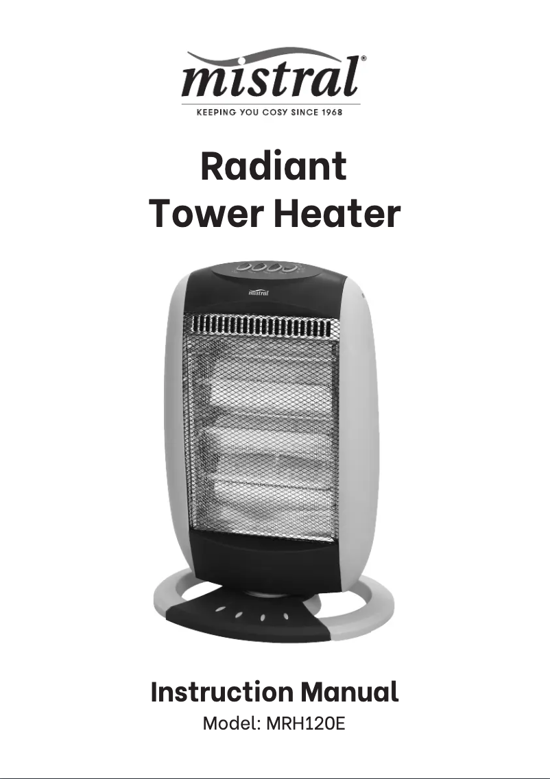 Image de la première page du manuel de l'appareil MRH120E
