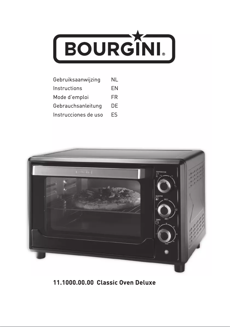 Image de la première page du manuel de l'appareil 11.1000.00.00 Classic Oven Deluxe
