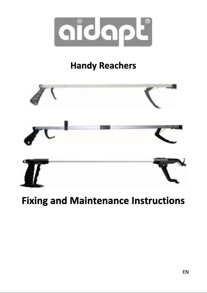 Image de la première page du manuel de l'appareil Handy Reachers