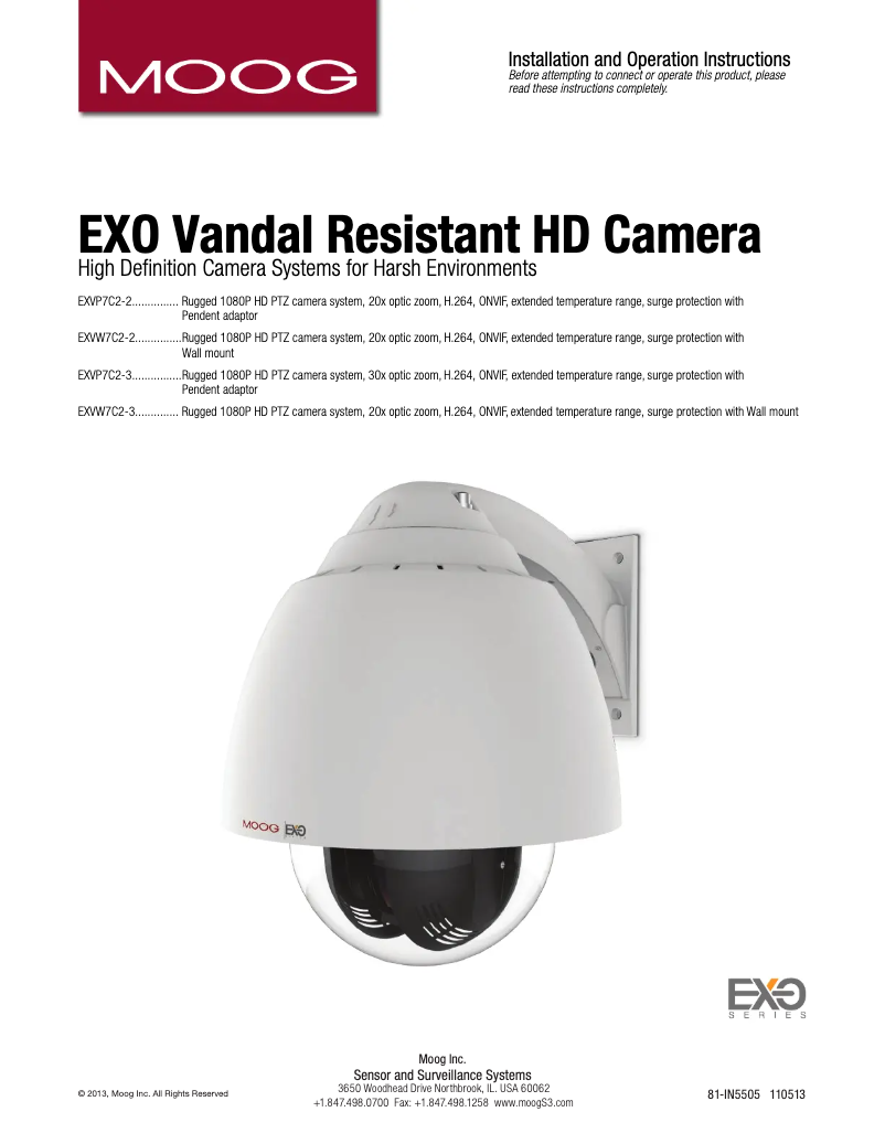 Image de la première page du manuel de l'appareil EXVW7C2-3