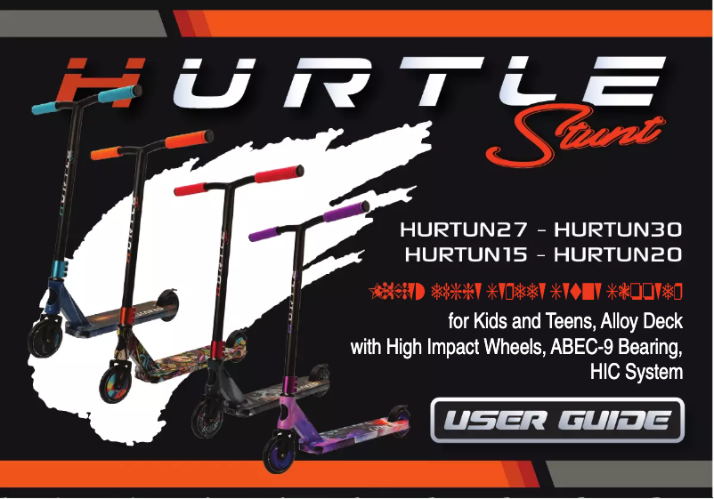 Page 1 de la notice Manuel utilisateur Hurtle Stunt HURTUN30
