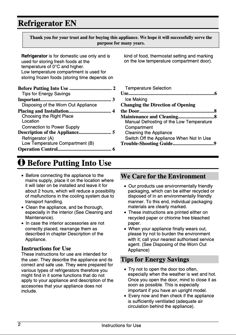 Image de la première page du manuel de l'appareil RB 4135 W