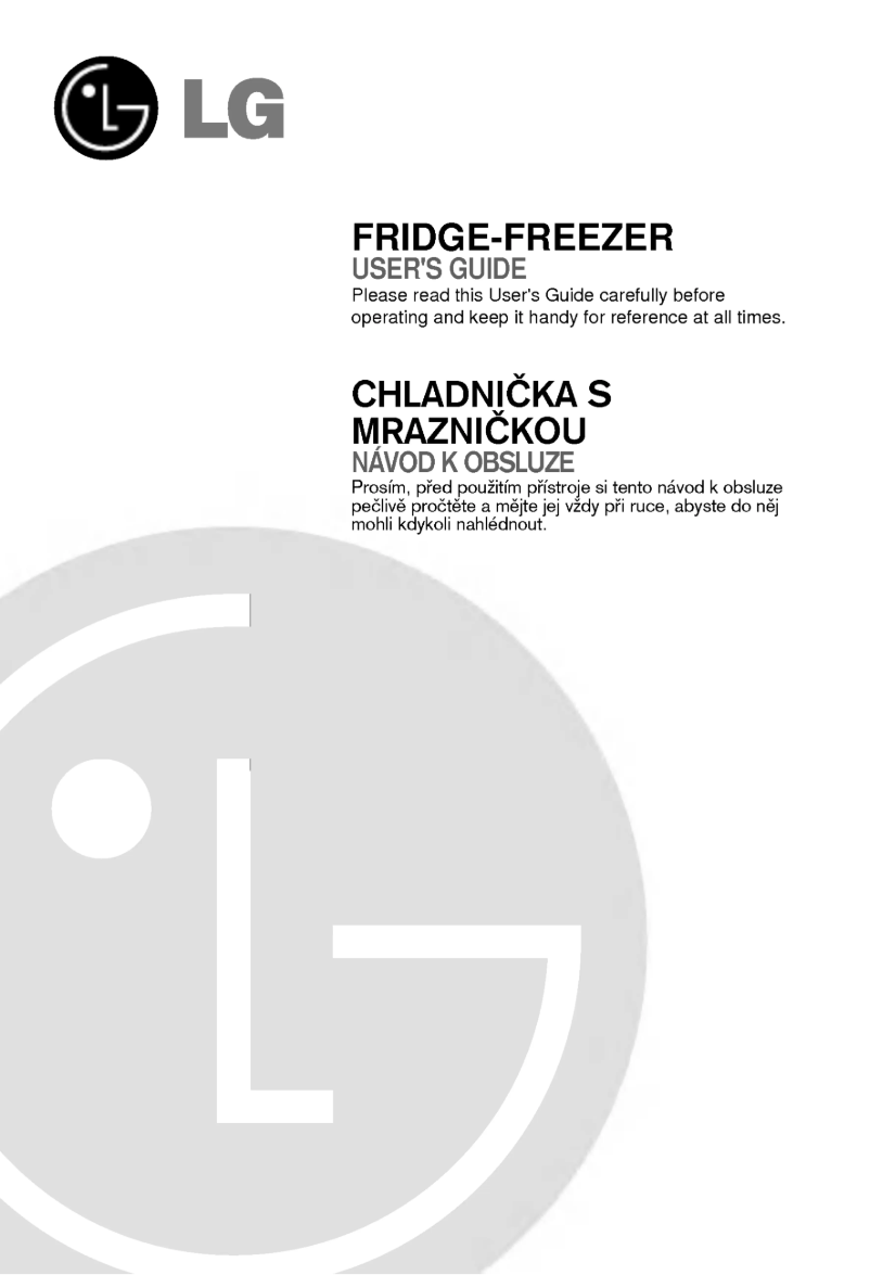 Page 1 de la notice Manuel utilisateur LG GR-419BLQA