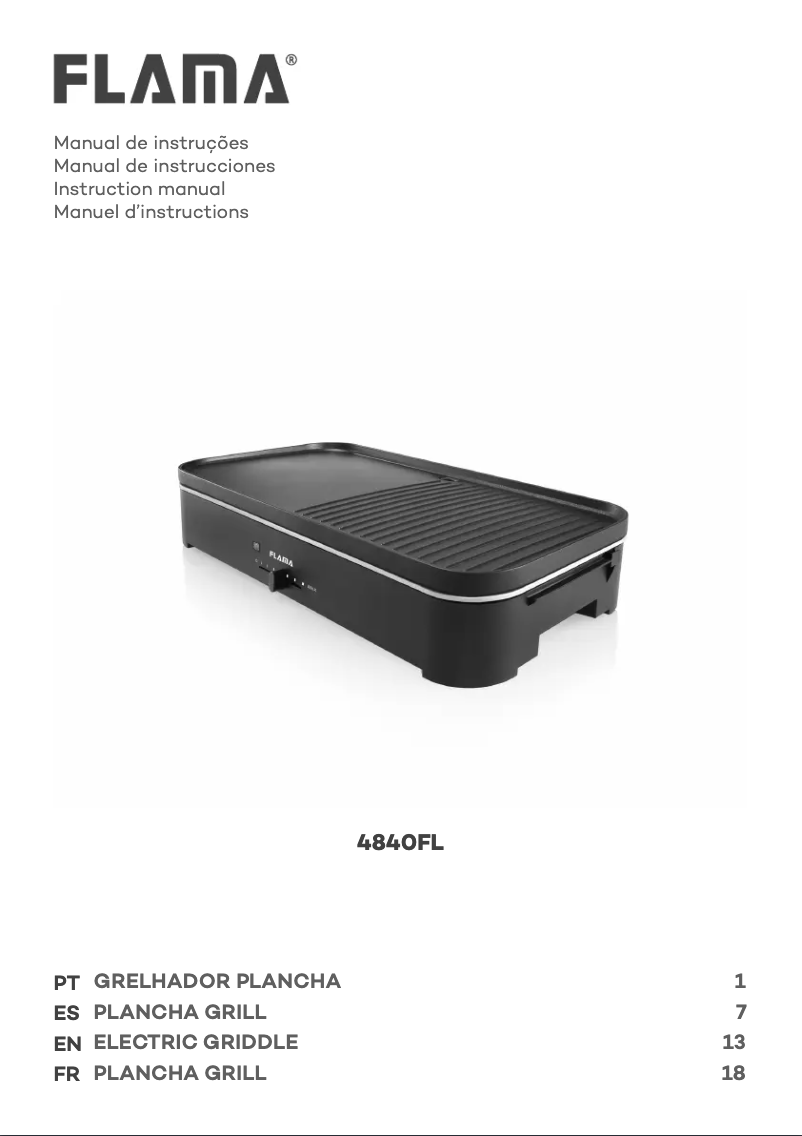 Image de la première page du manuel de l'appareil 4840FL