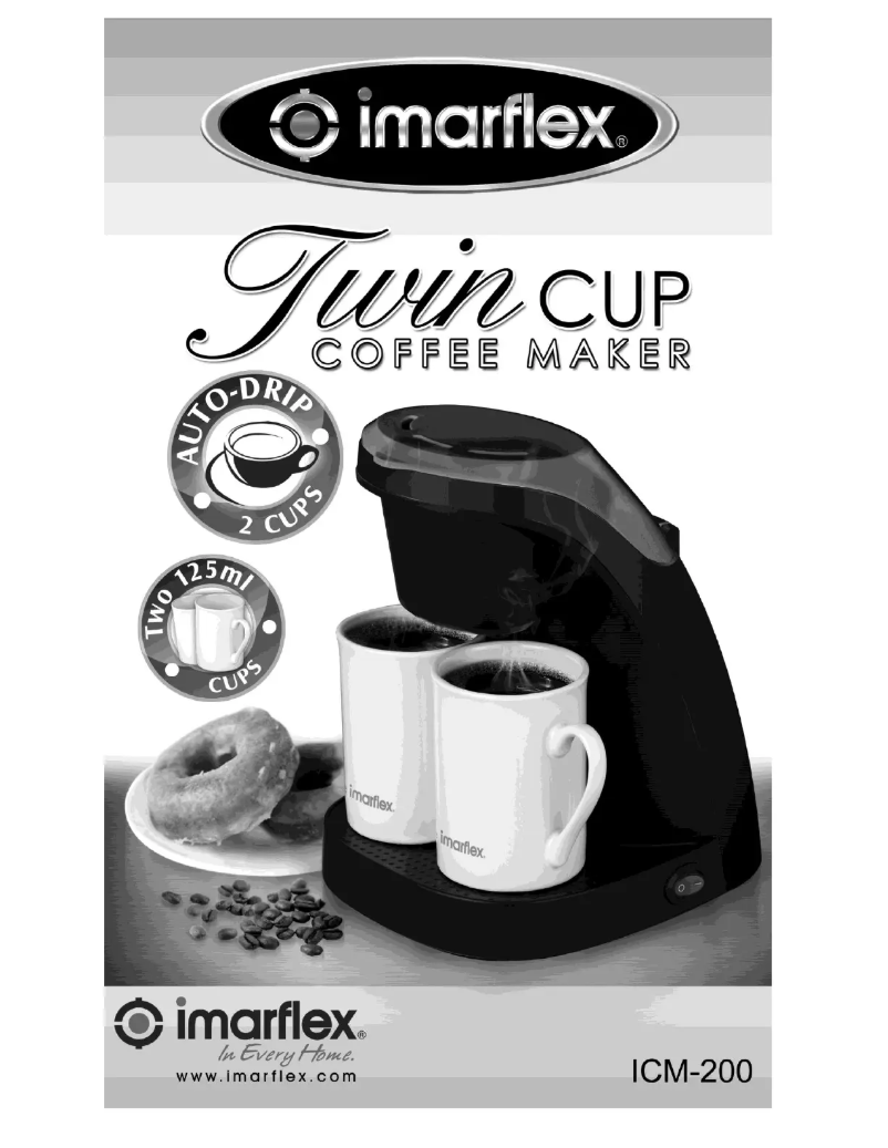 Page 1 de la notice Manuel utilisateur Imarflex ICM-200