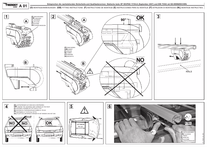 Page 1 de la notice Manuel utilisateur Twinny Load A 01