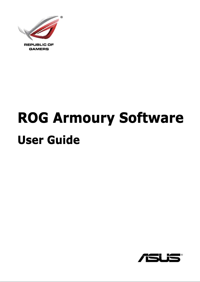 Page 1 de la notice Manuel utilisateur Asus ROG Claymore Core