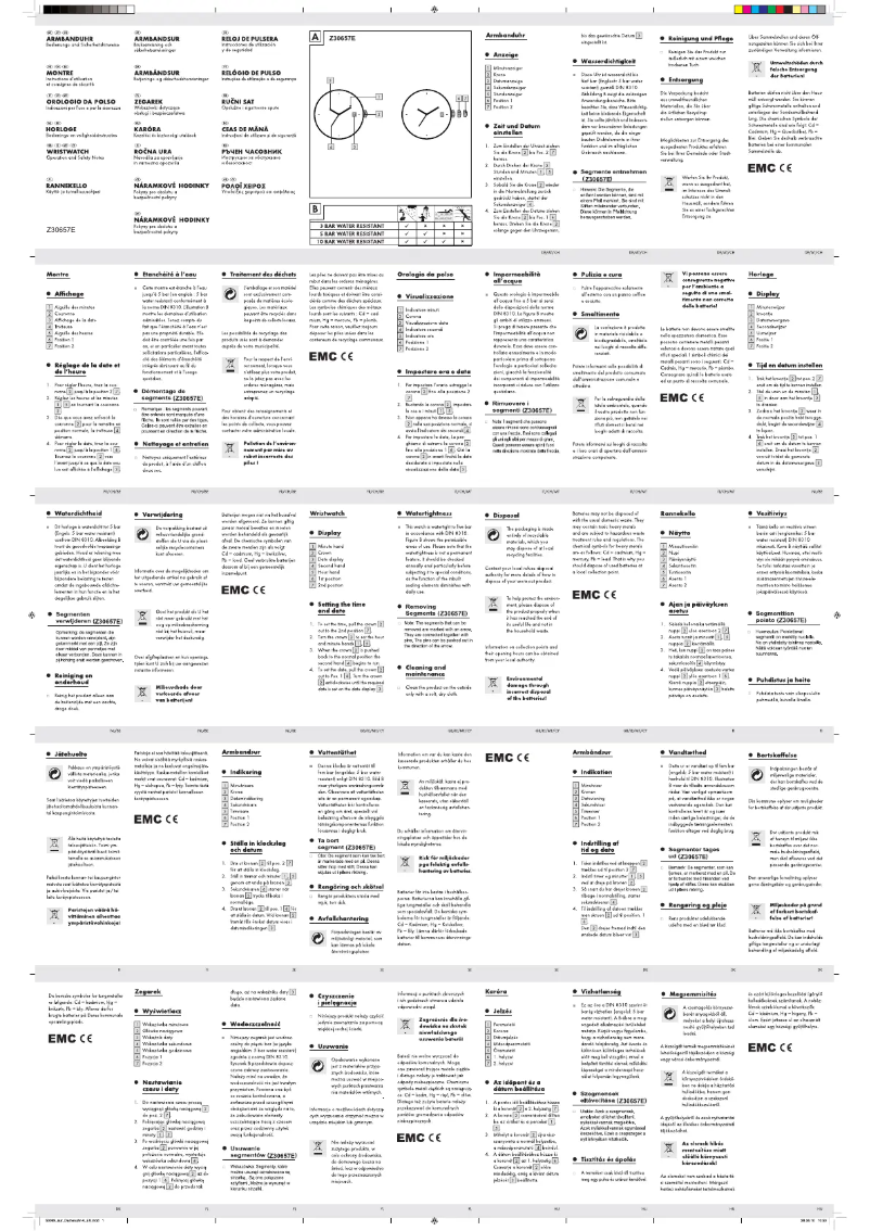 Page 1 de la notice Manuel utilisateur Auriol Z30657