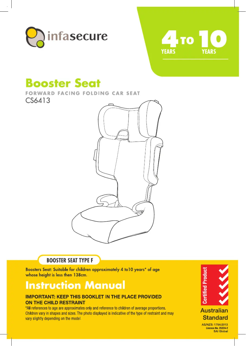 Page 1 de la notice Manuel utilisateur InfaSecure Acclaim More
