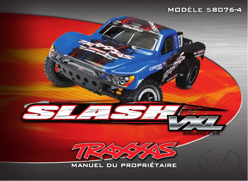 Page 1 de la notice Manuel utilisateur Traxxas Slash VXL