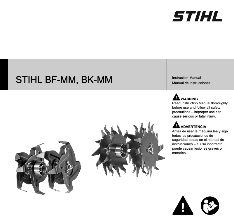 Image de la première page du manuel de l'appareil BK-MM