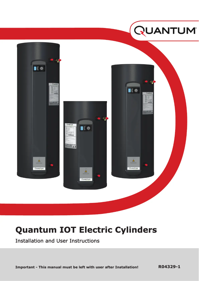 Image de la première page du manuel de l'appareil QWCd250-580RF