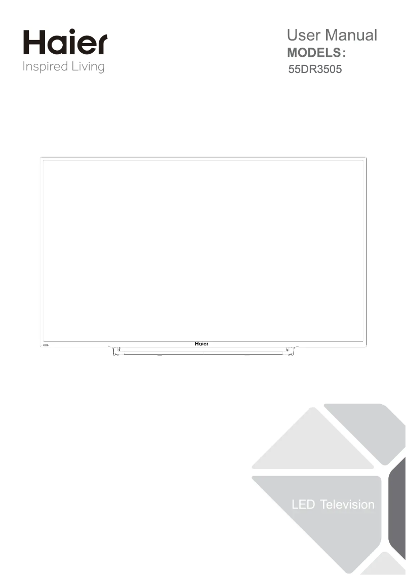 Page 1 de la notice Manuel utilisateur Haier 55DR3505