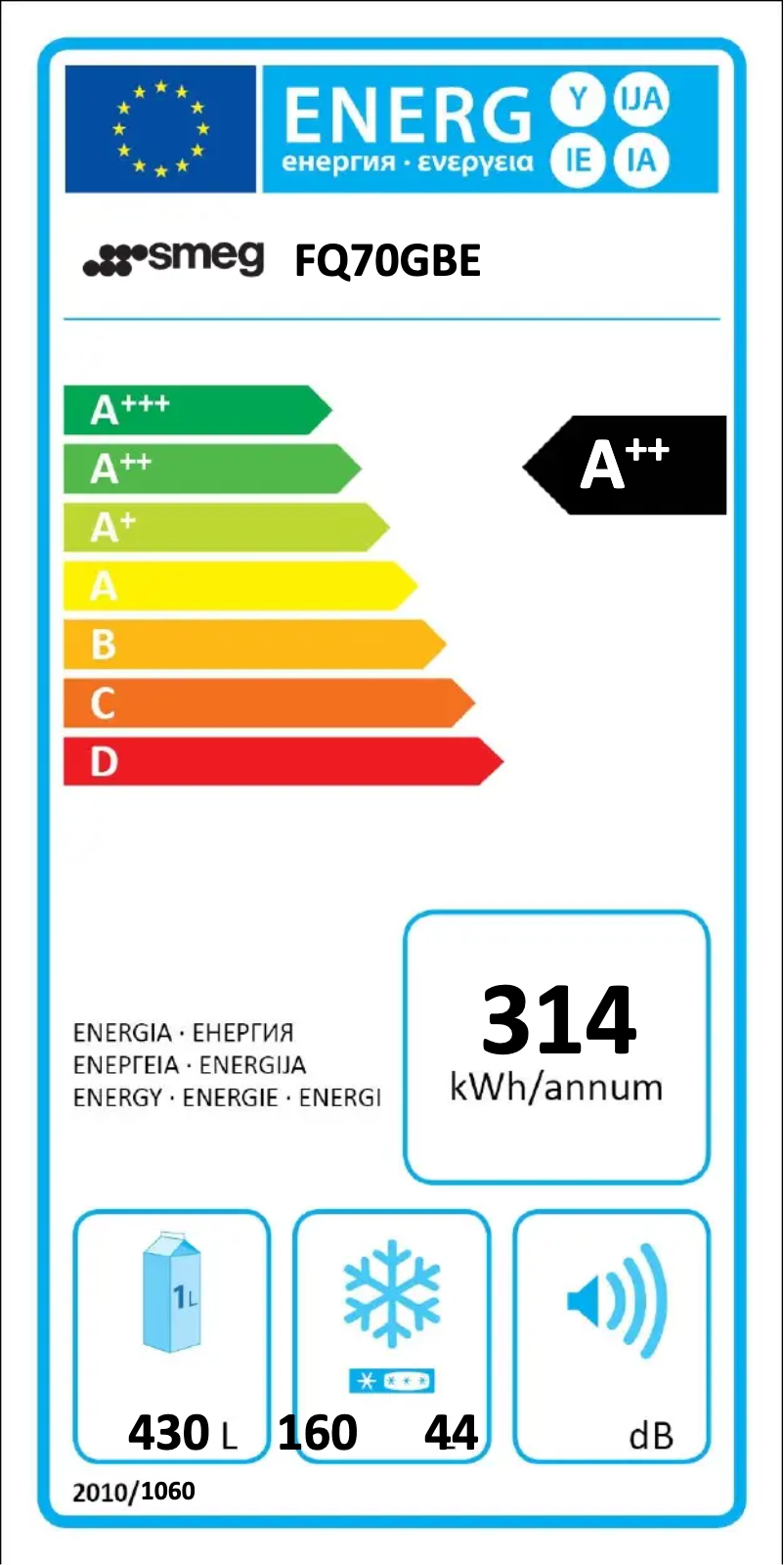 Image de la première page du manuel de l'appareil FQ70GBE