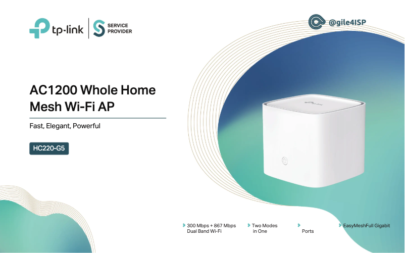 Page n°1 - Fiche technique TP-Link HC220-G5