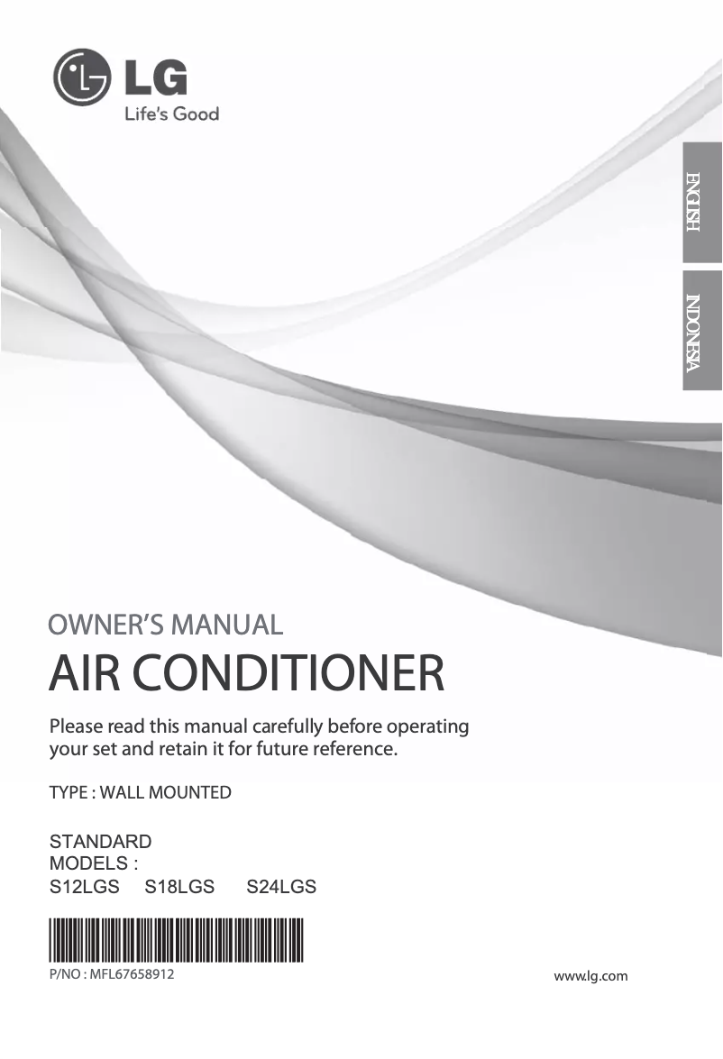 Page 1 de la notice Manuel utilisateur LG SN12S-2