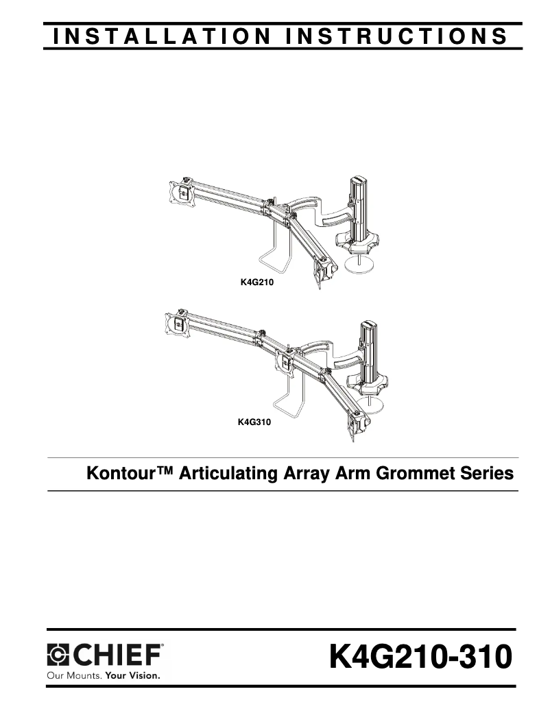 Image de la première page du manuel de l'appareil K4G210B