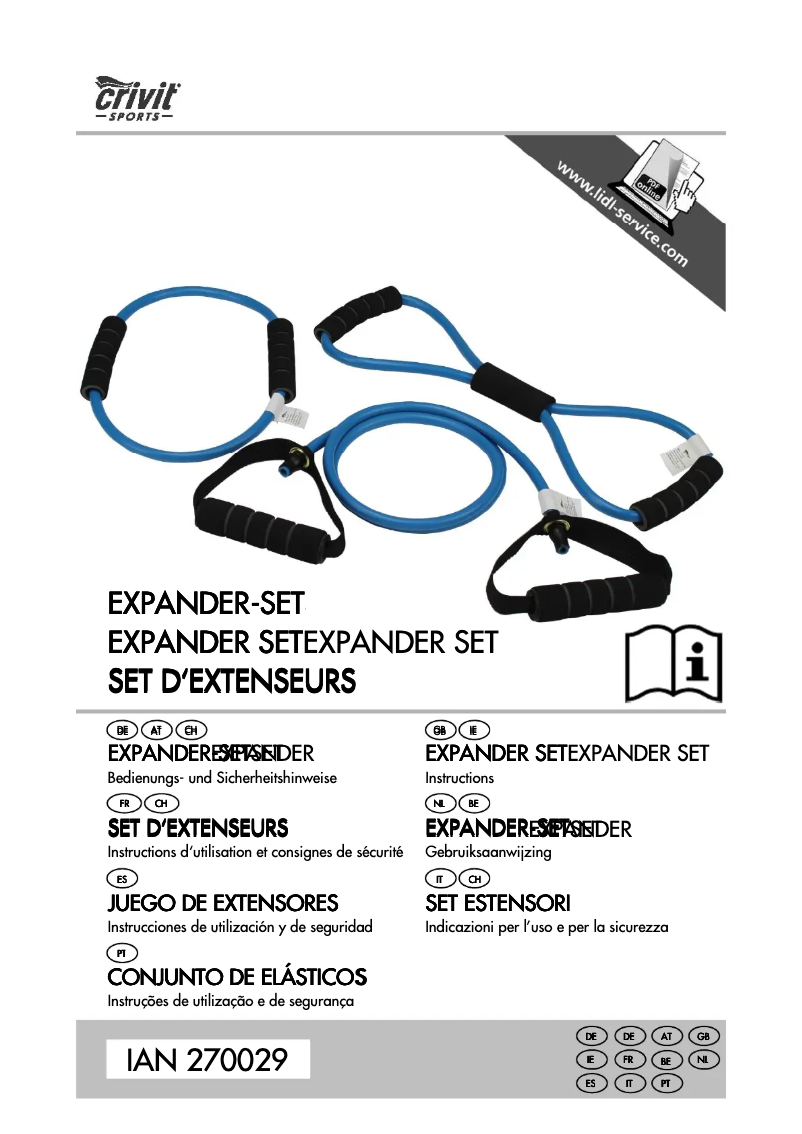 Page n°1 - Manuel utilisateur Crivit IAN 270029