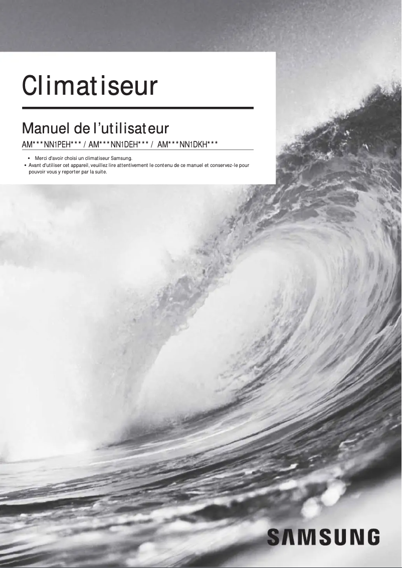 Page n°1 - Manuel utilisateur Samsung AM017NN1PEH