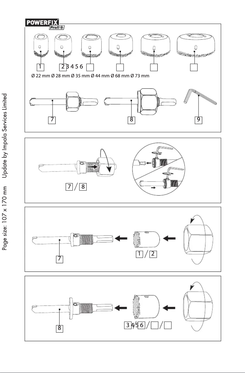 Page n°1 - Manuel utilisateur Powerfix Z28396B