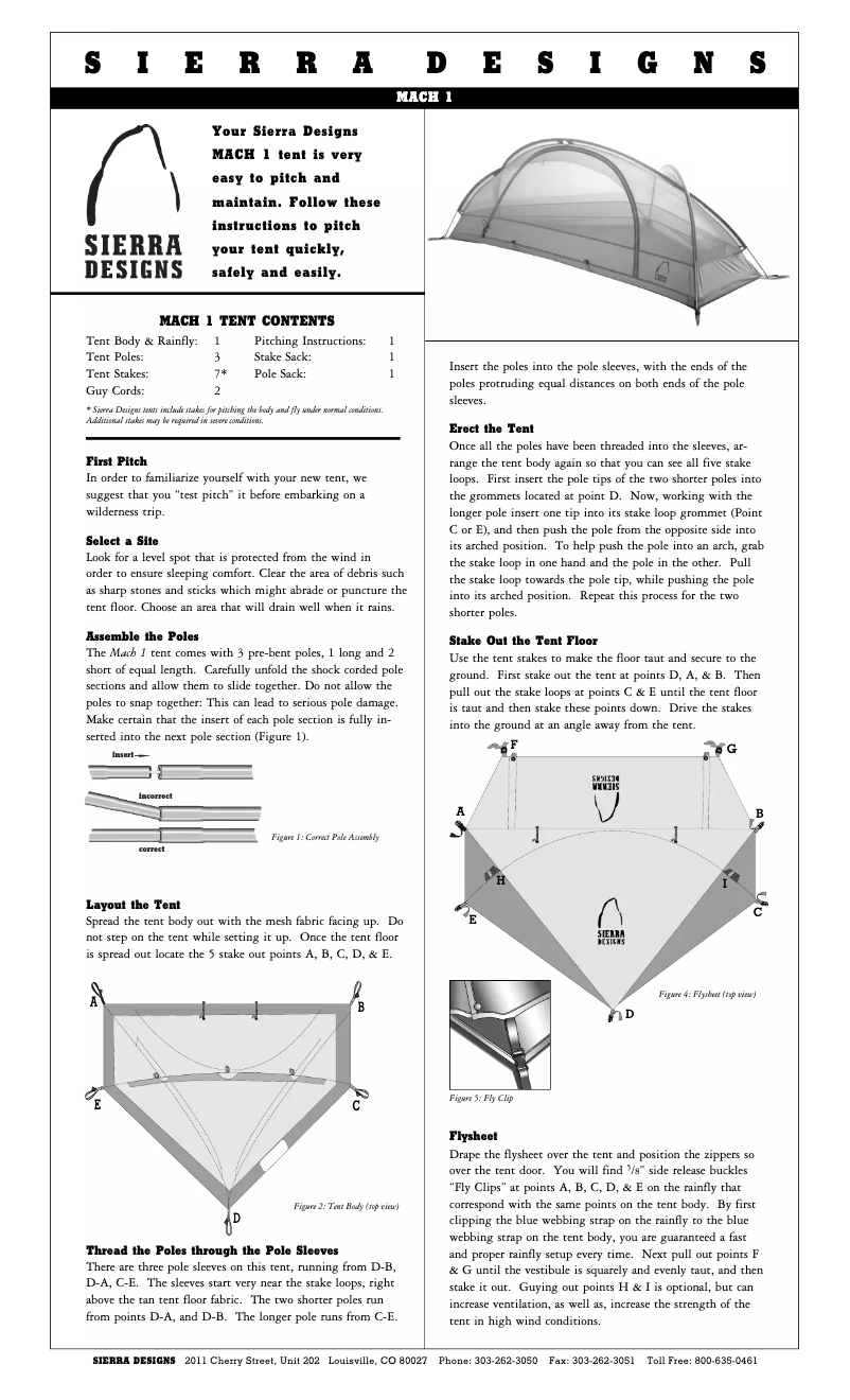 Imagen de la primera página del manual del dispositivo Mach 1
