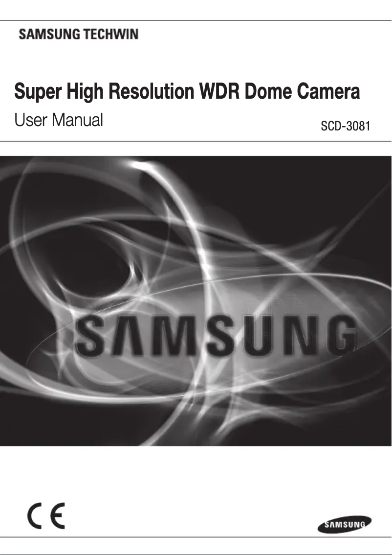 Image de la première page du manuel de l'appareil SCD-3081