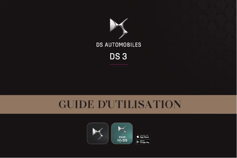 Page 1 de la notice Manuel utilisateur DS 3 (2024)