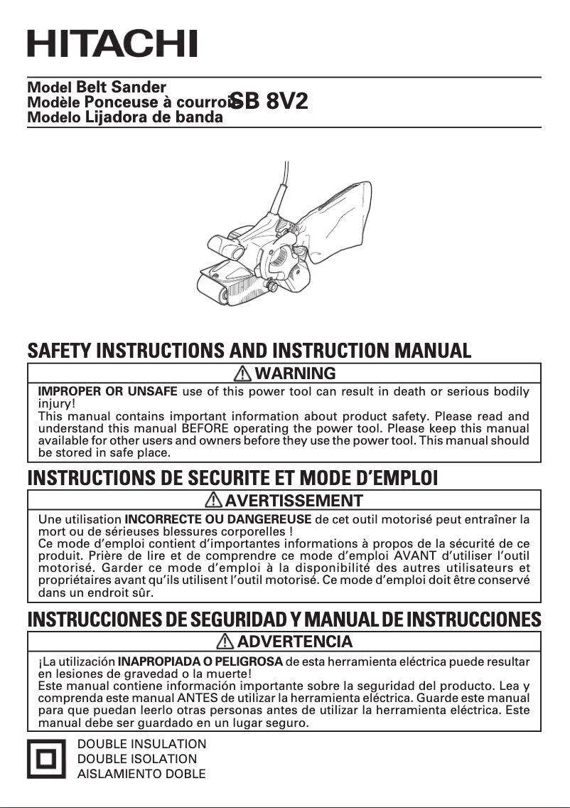 Imagen de la primera página del manual del dispositivo SB 8V2