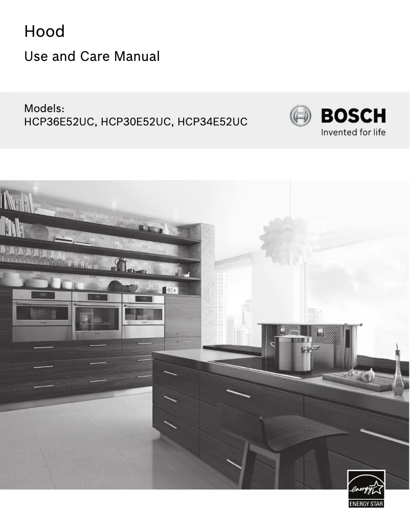 Page 1 of the manual Use and Maintenance Manual Bosch HCP30E52UC