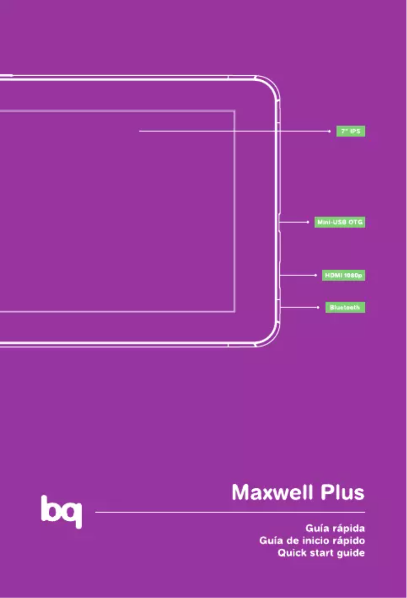 Page n°1 - Manuel utilisateur bq Maxwell Plus