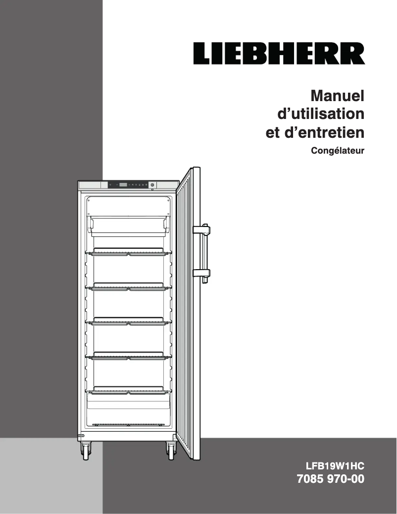 Page n°1 - Manuel utilisateur Liebherr LGv 5810