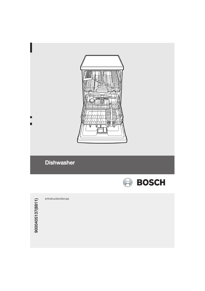 Page 1 de la notice Manuel utilisateur Bosch SMS40M38EU