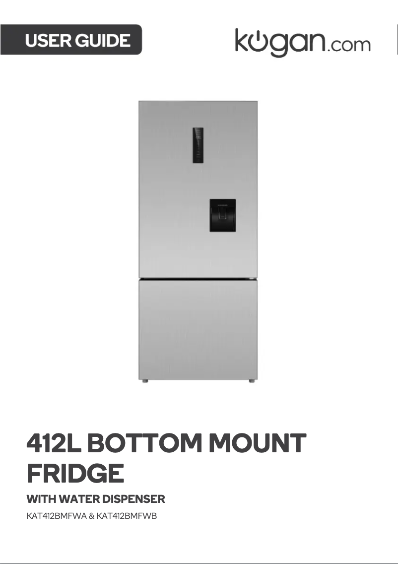 Image de la première page du manuel de l'appareil KAT412BMFWB