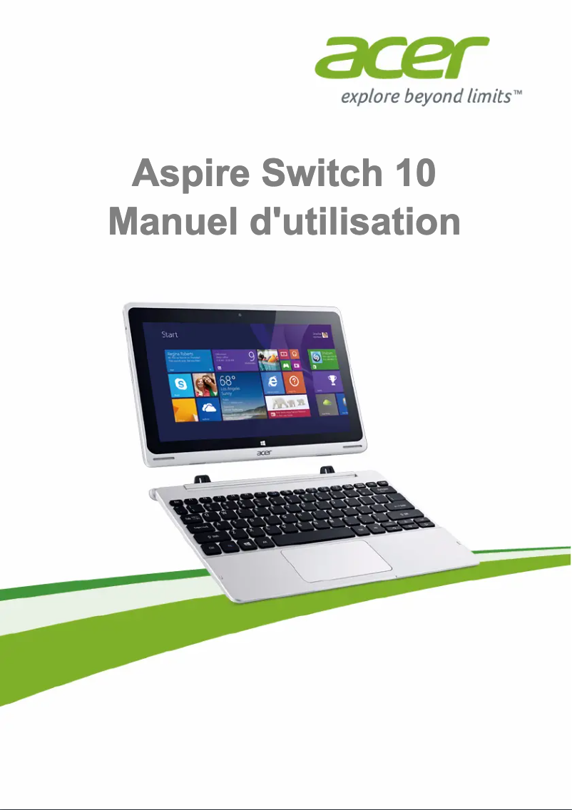 Página 1 del manual Manual de usuario Acer Aspire Switch 10