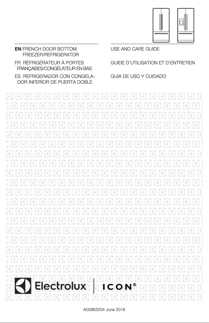 Page 1 de la notice Manuel utilisateur Electrolux E23BC79SPS