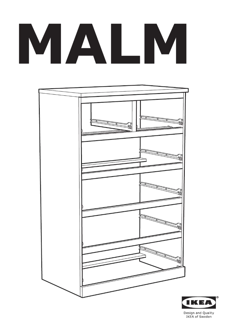 Página 1 del manual Manual de usuario Ikea MALM 704.036.06