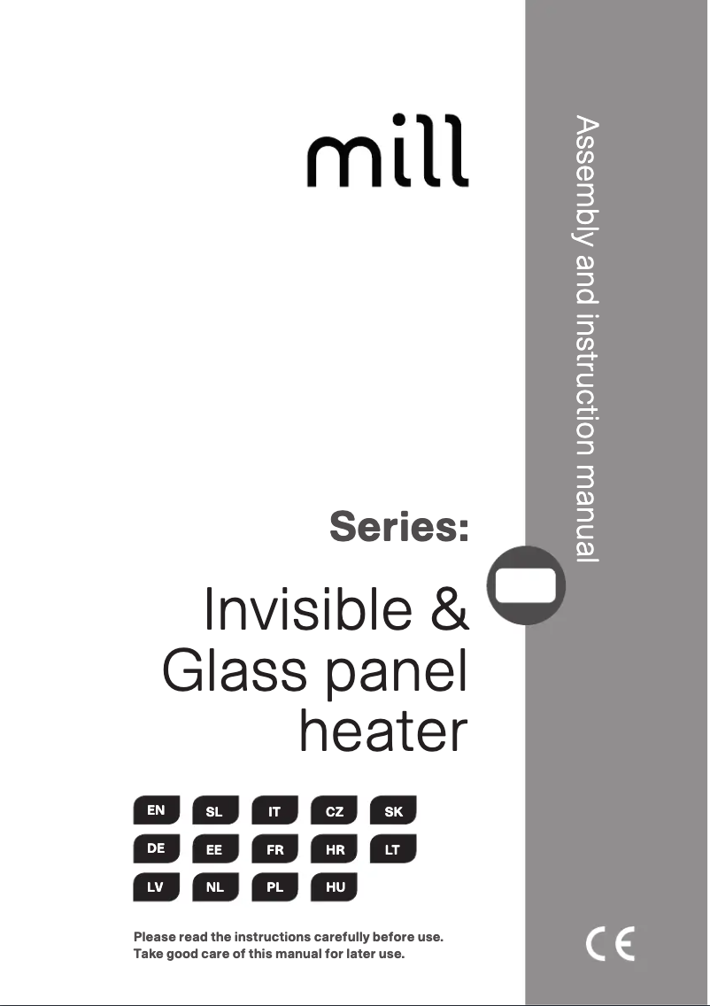 Page 1 de la notice Manuel utilisateur Mill IB1200DN