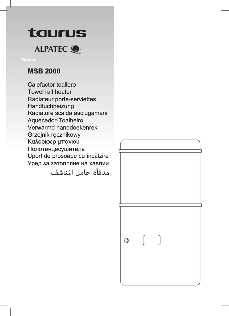 Page n°1 - Manuel utilisateur Taurus Alpatec MSB 2000