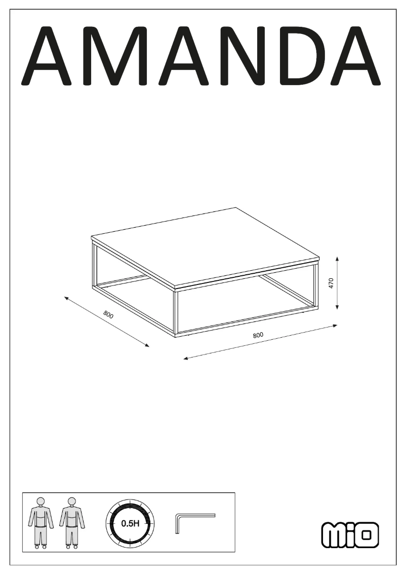Page n°1 - Manuel utilisateur Mio Amanda