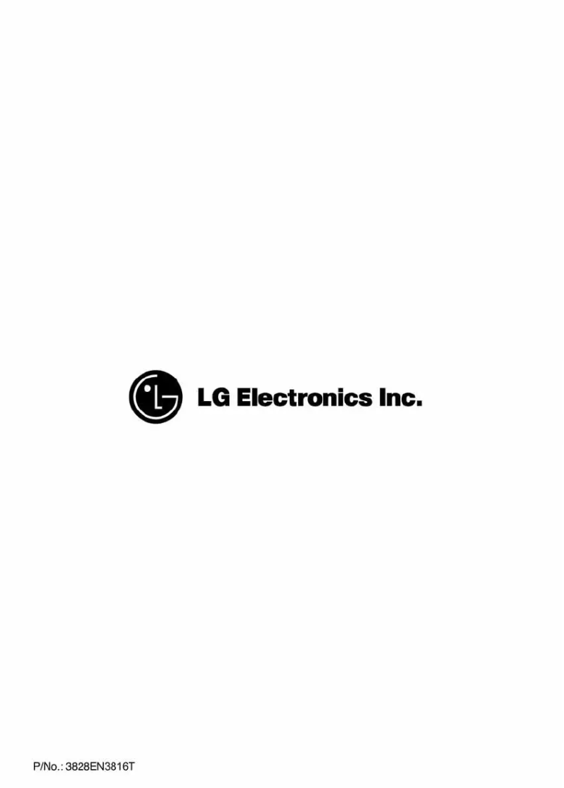 Page n°1 - Manuel utilisateur LG WD-10165TP