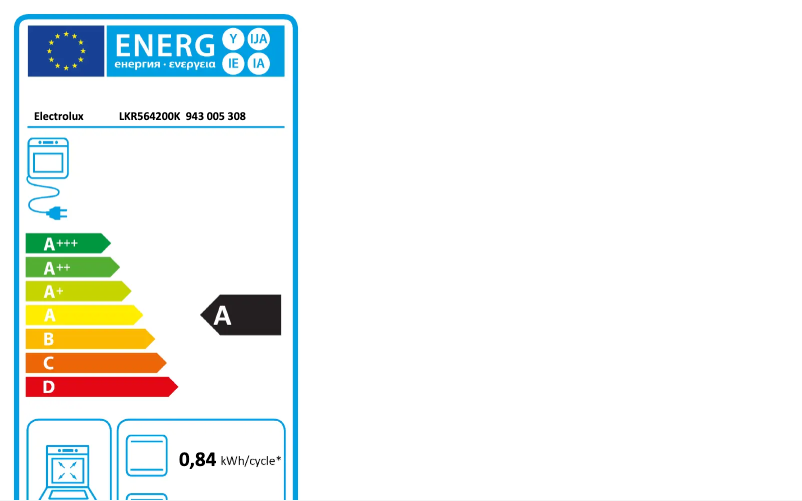 Page 1 de la notice Manuel utilisateur Electrolux LKR564200K