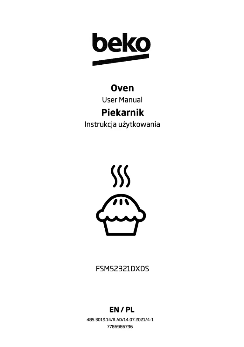 Page 1 de la notice Manuel utilisateur Beko FSM52321DXDS